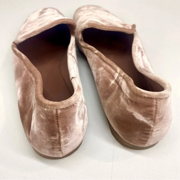 Vince Women Bray Velvet Smoking Slippers Flats Loafers Blush Pink Shoe sz 7.5 - Picture 13 of 17